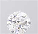 Lab Grown Diamond 1.07 Carats, Round with Ideal Cut, D Color, VVS1 Clarity and Certified by IGI
