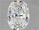 Diamante Natural 0.90 quilates, Ovalado , Color F, claridad VVS2 y certificado HRD
