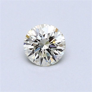 Foto Diamante Natural 0.41 quilates, Redondo , Color M, claridad IF y certificado GIA de