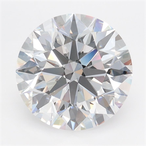 Picture of Lab Grown Diamond 3.62 Carats, Round with Ideal Cut, D Color, VVS1 Clarity and Certified by IGI