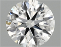 Lab Grown Diamond 1.52 Carats, Round with Ideal Cut, F Color, VS2 Clarity and Certified by IGI
