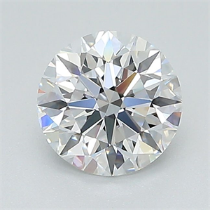 Picture of Lab Grown Diamond 0.96 Carats, Round with Ideal Cut, D Color, VS2 Clarity and Certified by IGI