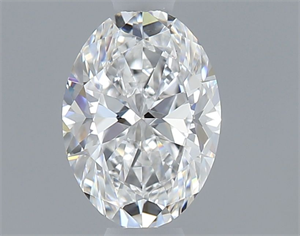 Picture of Natural Diamond 0.50 Carats, Oval with  Cut, E Color, VVS2 Clarity and Certified by GIA