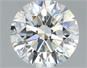 Natural Diamond 1.80 Carats, Round with Excellent Cut, J Color, VS2 Clarity and Certified by GIA