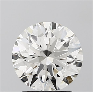 Picture of Lab Grown Diamond 1.70 Carats, Round with Ideal Cut, I Color, VVS2 Clarity and Certified by IGI