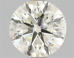 Picture of Natural Diamond 1.00 Carats, Round with Very Good Cut, N Color, I1 Clarity and Certified by GIA