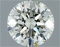 Natural Diamond 1.40 Carats, Round with Excellent Cut, K Color, SI2 Clarity and Certified by IGI