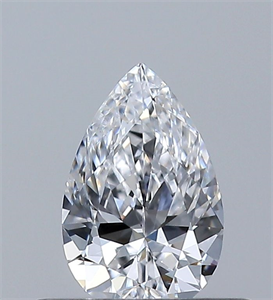 Foto Diamante Natural 0.36 quilates, De pera , Color D, claridad VS2 y certificado GIA de