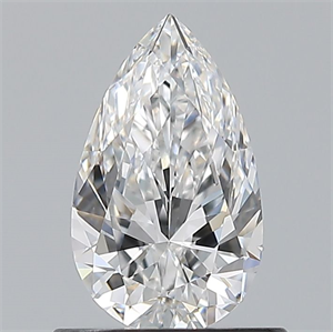 Picture of Natural Diamond 0.70 Carats, Pear with  Cut, E Color, VVS2 Clarity and Certified by GIA