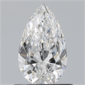 Diamante Natural 0.70 quilates, De pera , Color E, claridad VVS2 y certificado GIA