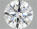 Del inventario de diamantes de laboratorio, 6.16 quilates, Redondo , Color E, claridad VVS2 y certificado IGI