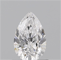 Diamante Natural 0.70 quilates, De pera , Color D, claridad VS2 y certificado GIA