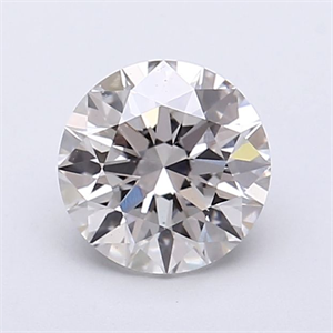 Picture of Lab Grown Diamond 1.27 Carats, Round with Ideal Cut, G Color, VVS2 Clarity and Certified by IGI