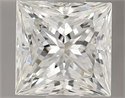Natural Diamond 0.90 Carats, Princess with  Cut, J Color, SI1 Clarity and Certified by GIA