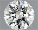 Natural Diamond 0.50 Carats, Round with Excellent Cut, H Color, VS2 Clarity and Certified by GIA