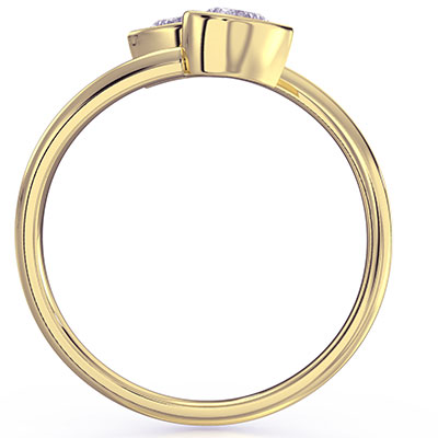 Toi Et Moi Lab diamonds 0.66 carat ring