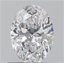 Diamante Natural 0.60 quilates, Ovalado , Color D, claridad SI2 y certificado GIA