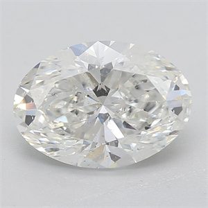 Picture of Natural Diamond 1.50 Carats, Oval with  Cut, H Color, SI2 Clarity and Certified by GIA