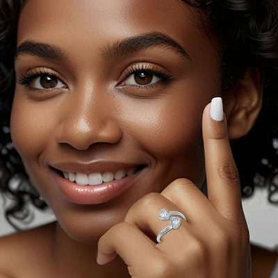 Toi Et Moi Lab diamonds 0.66 carat ring