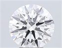 Del inventario de diamantes de laboratorio, 4.61 quilates, Redondo , Color E, claridad VS1 y certificado GIA