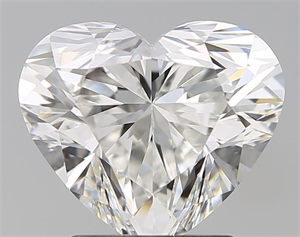 Picture of Natural Diamond 2.50 Carats, Heart with  Cut, H Color, SI1 Clarity and Certified by GIA