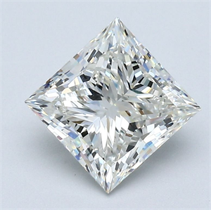 Picture of Natural Diamond 1.80 Carats, Princess with  Cut, I Color, VS1 Clarity and Certified by GIA