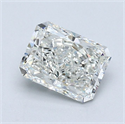 Natural Diamond 1.01 Carats, Radiant with  Cut, I Color, VS2 Clarity and Certified by GIA