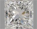 Natural Diamond 0.70 Carats, Princess with  Cut, G Color, VS2 Clarity and Certified by GIA