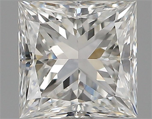 Picture of Natural Diamond 0.70 Carats, Princess with  Cut, G Color, VS2 Clarity and Certified by GIA