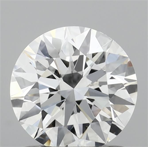 Picture of Lab Grown Diamond 1.02 Carats, Round with Ideal Cut, D Color, VVS1 Clarity and Certified by IGI
