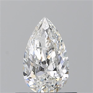 Foto Diamante Natural 0.52 quilates, De pera , Color G, claridad VVS1 y certificado GIA de