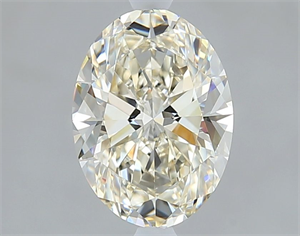 Picture of Natural Diamond 1.40 Carats, Oval with  Cut, M Color, VVS2 Clarity and Certified by GIA