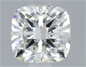 Natural Diamond 0.50 Carats, Cushion with  Cut, I Color, SI2 Clarity and Certified by GIA
