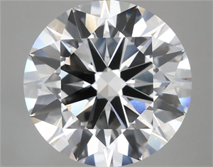 Picture of Lab Grown Diamond 7.02 Carats, Round with Ideal Cut, F Color, VVS2 Clarity and Certified by IGI