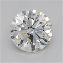 Natural Diamond 0.81 Carats, Round with Excellent Cut, J Color, SI1 Clarity and Certified by GIA