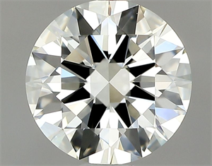 Picture of Natural Diamond 0.71 Carats, Round with Excellent Cut, K Color, VVS1 Clarity and Certified by GIA