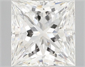 Natural Diamond 0.52 Carats, Princess with  Cut, H Color, IF Clarity and Certified by GIA