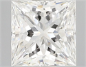 Natural Diamond 0.52 Carats, Princess with  Cut, H Color, IF Clarity and Certified by GIA