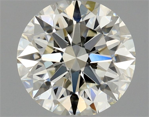 Picture of Natural Diamond 0.80 Carats, Round with Excellent Cut, K Color, VVS2 Clarity and Certified by GIA