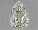 Natural Diamond 1.62 Carats, Pear with  Cut, J Color, SI2 Clarity and Certified by GIA