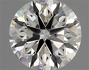 Picture of Natural Diamond 0.90 Carats, Round with Excellent Cut, H Color, VS2 Clarity and Certified by IGI