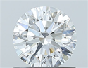 Diamante Natural 0.70 quilates, Redondo , Color F, claridad VVS2 y certificado GIA