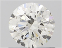 Natural Diamond 0.70 Carats, Round with Excellent Cut, H Color, VVS1 Clarity and Certified by IGI