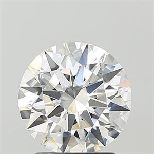Picture of Lab Grown Diamond 2.09 Carats, Round with Ideal Cut, E Color, VVS1 Clarity and Certified by IGI