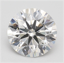 Lab Grown Diamond 2.52 Carats, Round with Ideal Cut, F Color, VS1 Clarity and Certified by IGI
