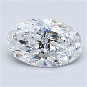 Foto Diamante Natural 4.01 quilates, Ovalado , Color D, claridad VS2 y certificado GIA de