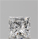 Natural Diamond 1.01 Carats, Princess with  Cut, G Color, VS1 Clarity and Certified by GIA