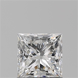 Picture of Natural Diamond 1.01 Carats, Princess with  Cut, G Color, VS1 Clarity and Certified by GIA