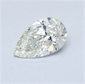 Diamante Natural 0.52 quilates, De pera , Color J, claridad VS2 y certificado GIA