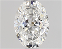 Natural Diamond 0.72 Carats, Oval with  Cut, E Color, VVS1 Clarity and Certified by GIA